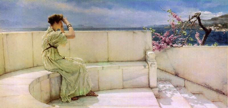 Alma Tadema Expectations oil painting picture